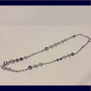Silver Beaded necklace